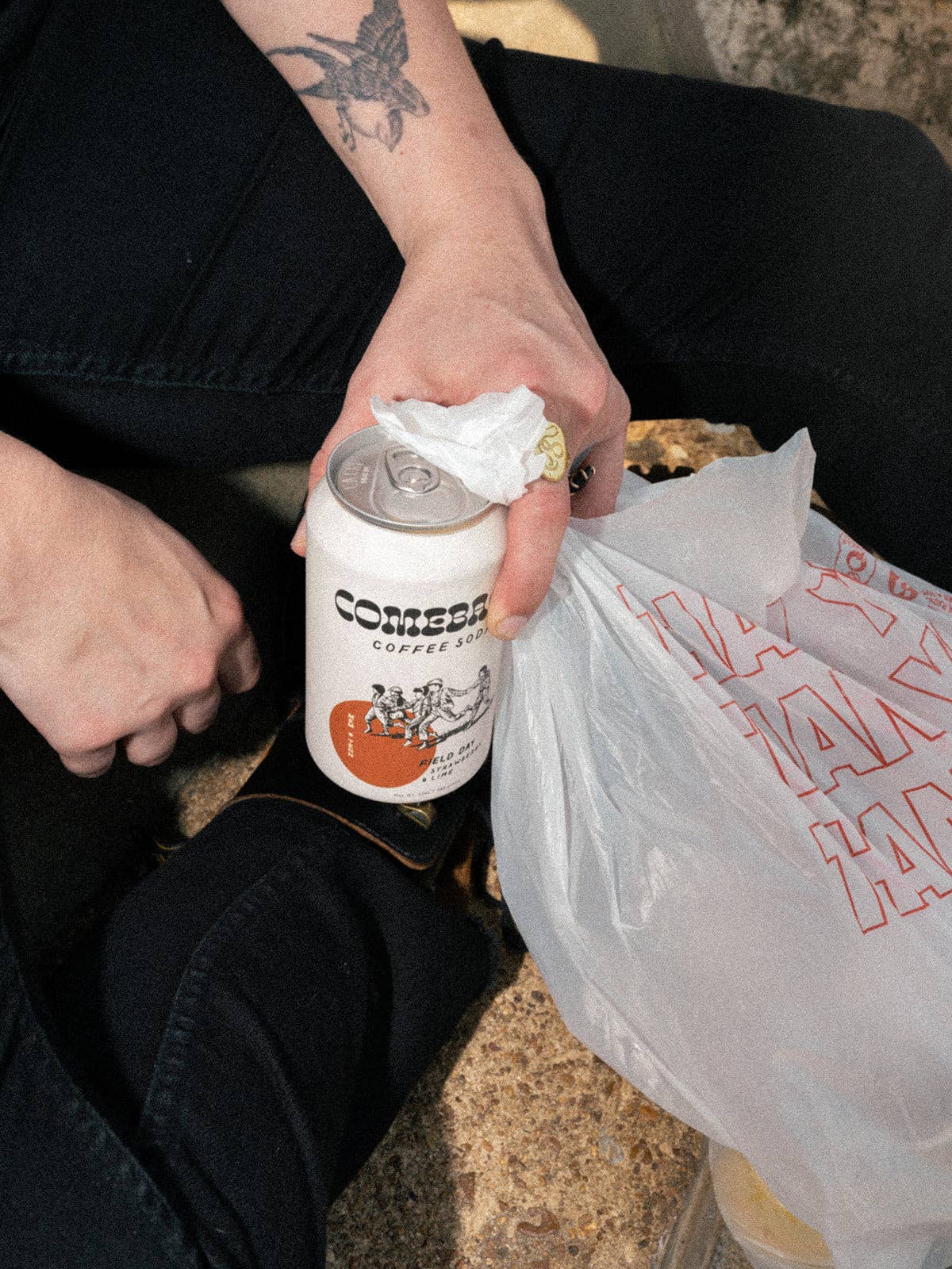 Comeback Field Day Strawberry and Lime Coffee Soda