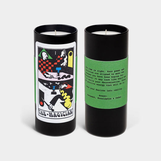 Tarot Magician Candle - Bergamot & Cedar