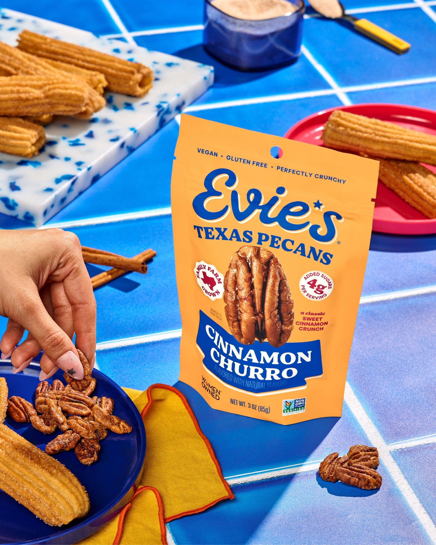 Evie’s Cinnamon Churro Candied Pecans