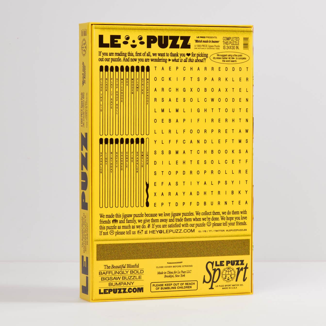 Le Puzz Match Made in Heaven 1000-Piece Puzzle