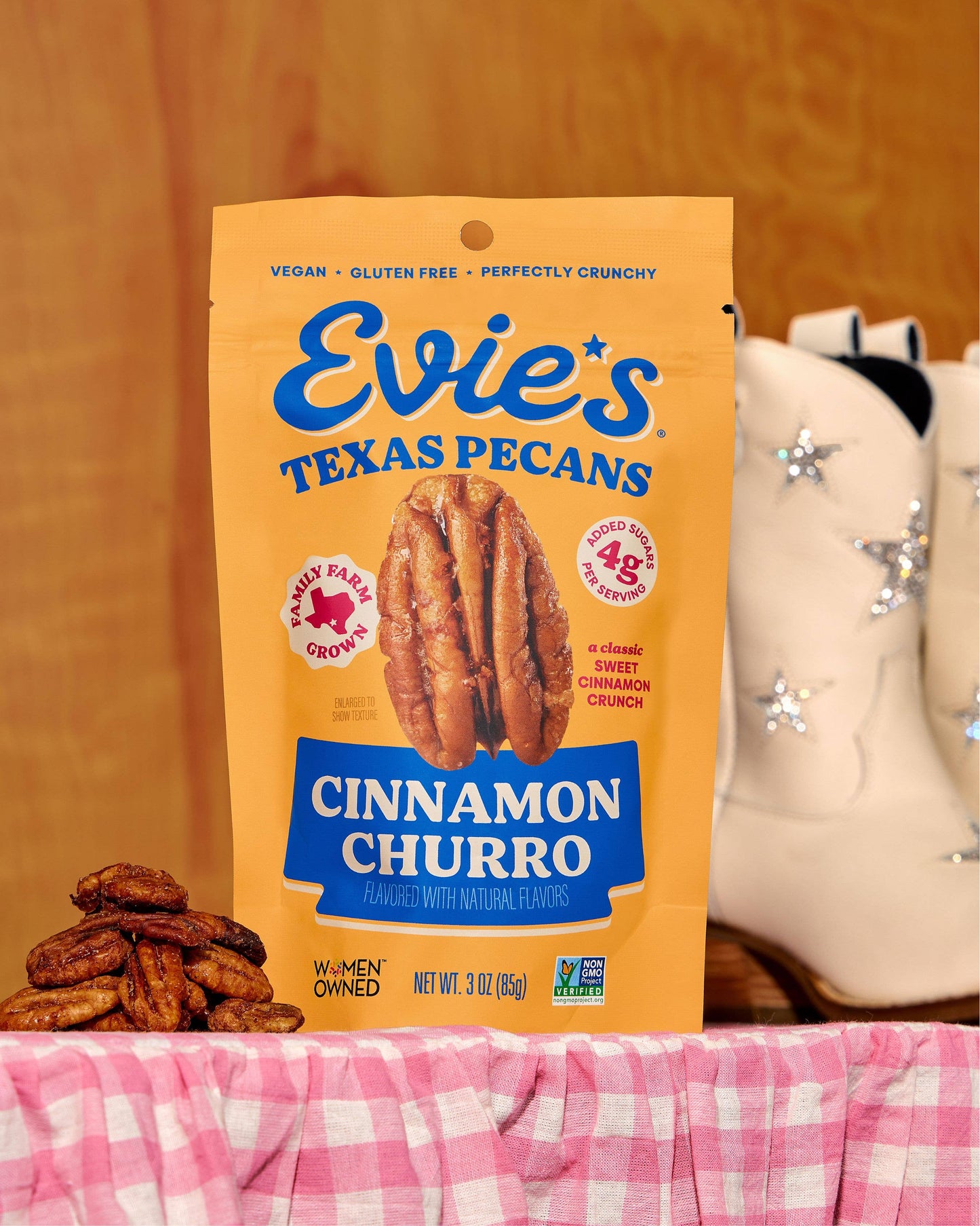 Evie’s Cinnamon Churro Candied Pecans