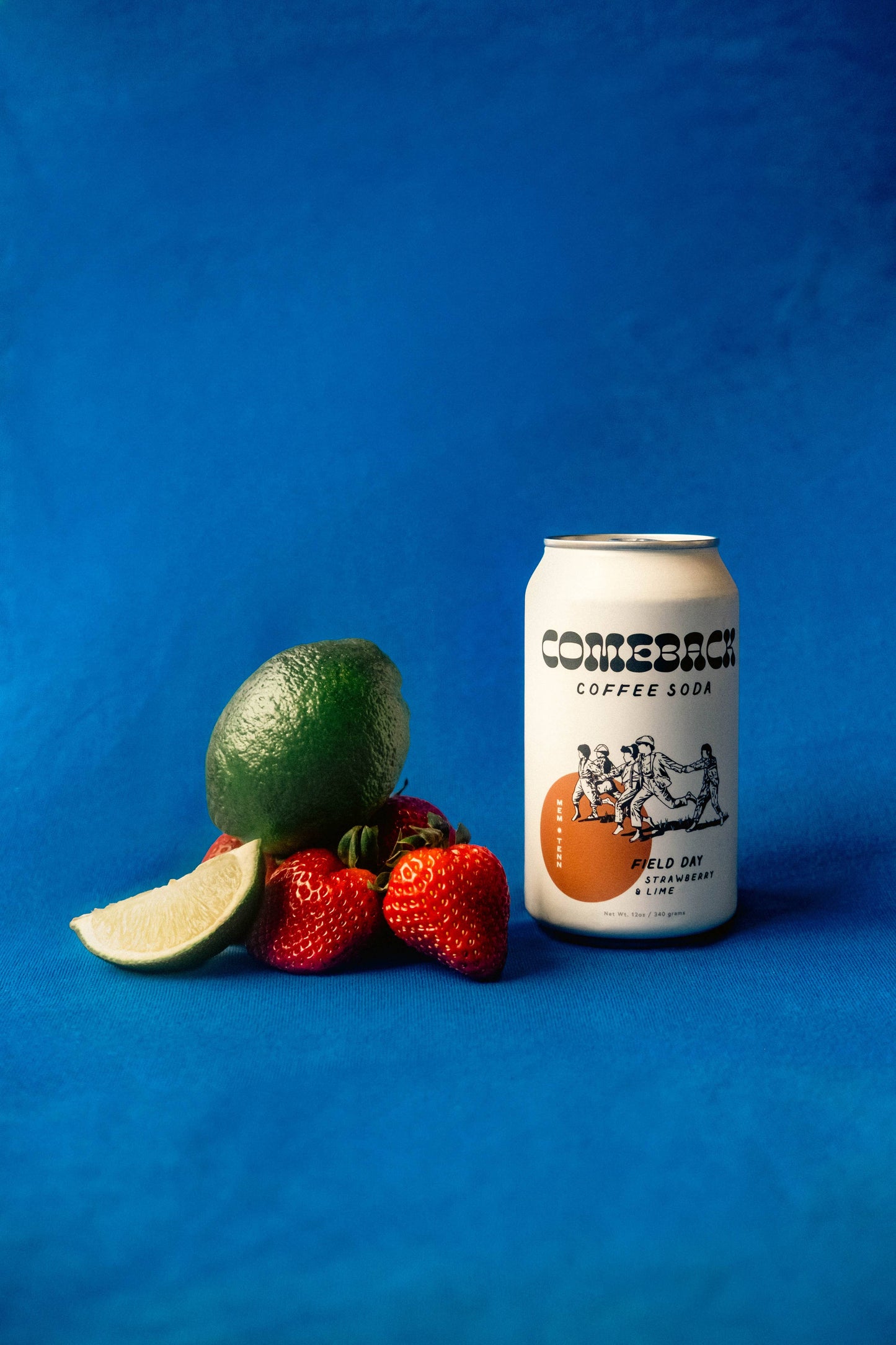 Comeback Field Day Strawberry and Lime Coffee Soda